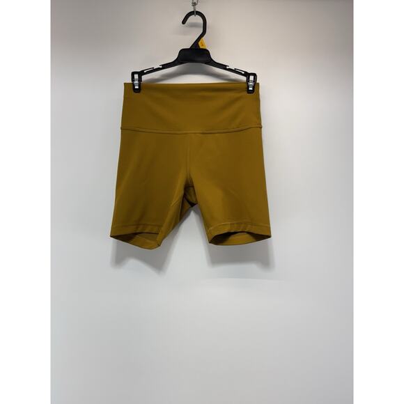Lululemon Align High-Rise Short 6" Mustard Yellow Athletic Shorts Women’s Size 8 - Picture 1 of 9